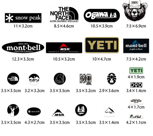 OUTDOOR STICKER PACK - BRAVO