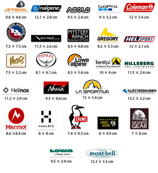 OUTDOOR STICKER PACK - DELTA