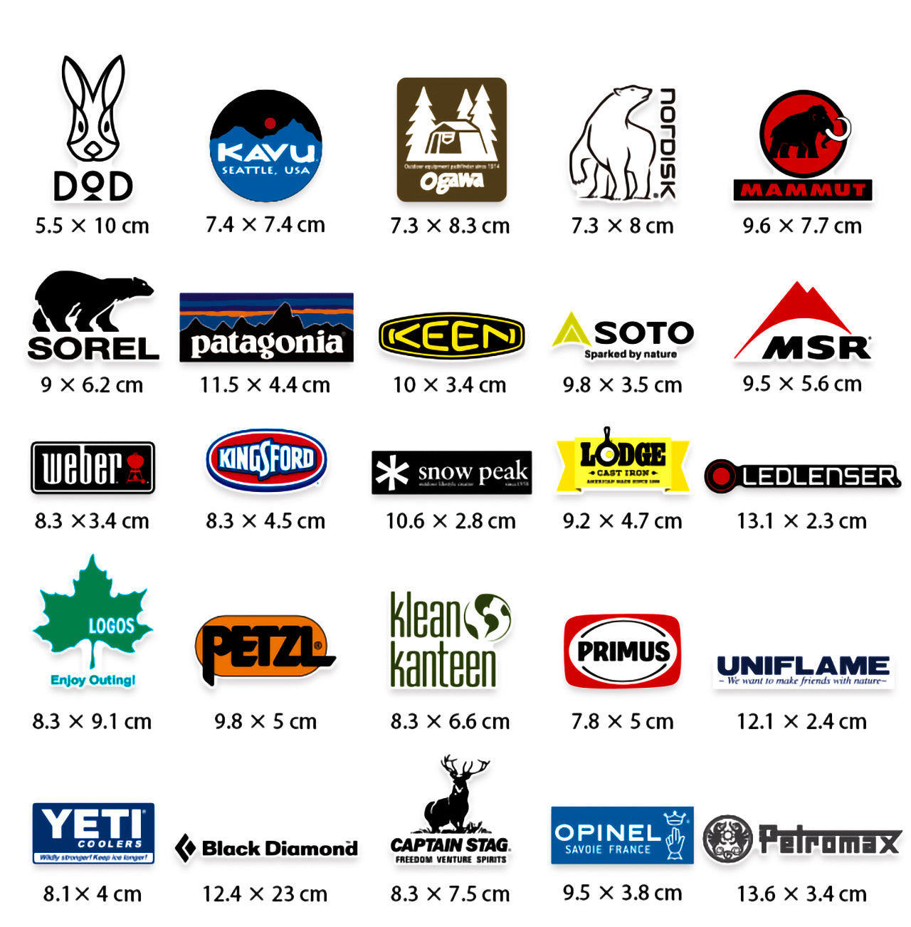 OUTDOOR STICKER PACK - DELTA