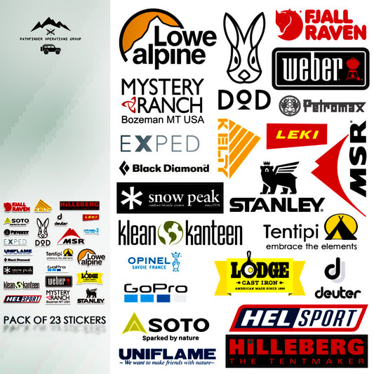 OUTDOOR STICKER PACK - CHARLIE